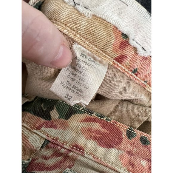 Current Elliott Haystack Floral Jeans Size 32” - Picture 7 of 8